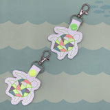 DIGITAL DOWNLOAD Geometric Sea Turtle Snap Tab