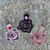 DIGITAL DOWNLOAD Geometric Rose Snap Tab