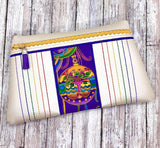 DIGITAL DOWNLOAD Parhelion Clutch Applique Zipper Bag Lined and Unlined