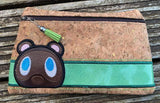 DIGITAL DOWNLOAD Tanuki Clutch Applique Zippered Bag Lined and Unlined
