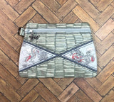 DIGITAL DOWNLOAD Christina Clutch Applique Zippered Bag Lined and Unlined