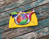 DIGITAL DOWNLOAD Jamie Clutch Applique Zippered Bag Lined and Unlined