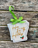 DIGITAL DOWNLOAD Arkansas State Bookmark Ornament Gift Tag