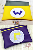DIGITAL DOWNLOAD 6x8 DS Gamer Villains 2 Design Zipper Bag Set