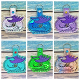 4x4 DIGITAL DOWNLOAD Sleepy Dragon Snap Tab