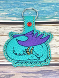 4x4 DIGITAL DOWNLOAD Sleepy Dragon Snap Tab