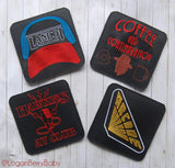 DIGITAL DOWNLOAD 4x4 Weird Stuff Coaster Set One