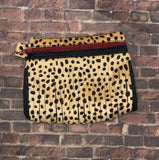 DIGITAL DOWNLOAD Naomi Original Fringe Clutch Applique Zipper Bag Lined and Unlined