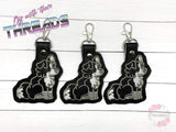 DIGITAL DOWNLOAD Border Collie Snap Tab Key Chain