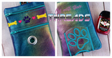 DIGITAL DOWNLOAD Double Zip Dog Walking Combo Bag 4 SIZES INCLUDED UNLINED