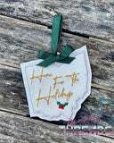 DIGITAL DOWNLOAD United States Holiday Ornament BUNDLE Gift Tag Bookmark 50 States