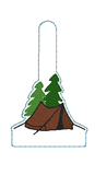 4x4 DIGITAL DOWNLOAD Camping Snap Tab With Blank