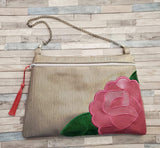 DIGITAL DOWNLOAD Jozel Clutch Applique Zippered Bag Lined and Unlined