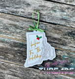 DIGITAL DOWNLOAD United States Holiday Ornament BUNDLE Gift Tag Bookmark 50 States