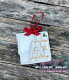 DIGITAL DOWNLOAD United States Holiday Ornament BUNDLE Gift Tag Bookmark 50 States